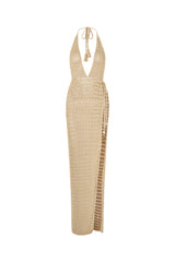 Zahira Wrap Dress Sand