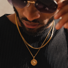 Curb Chain Necklace - 18K Gold Plated